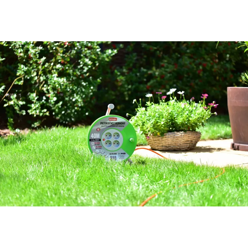 Alargador con carrete Activejet AJE-PB/20M 20 m
