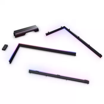 Kit DRGB Premium NV5 de Phanteks + Power Hub, 3x para marco exterior, 1x cubierta para cables de placa base - Negro