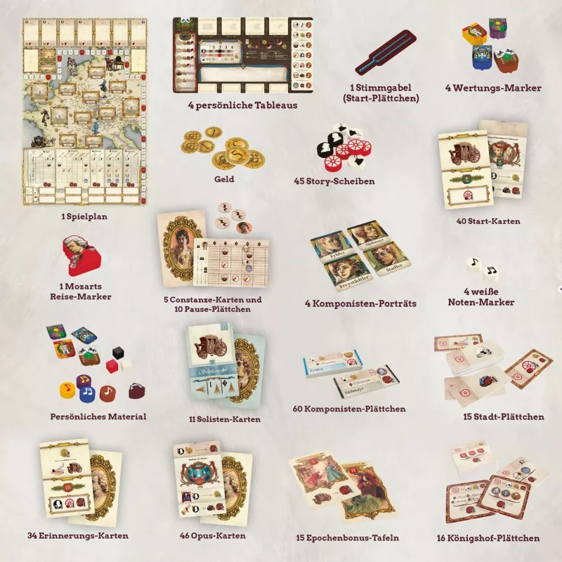 Lacrimosa, juego de mesa