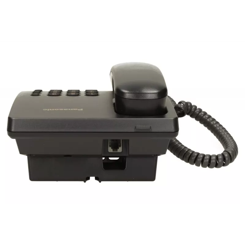 Teléfono con cable Panasonic KX-TS500 Negro con identificación de llamadas y manos libres