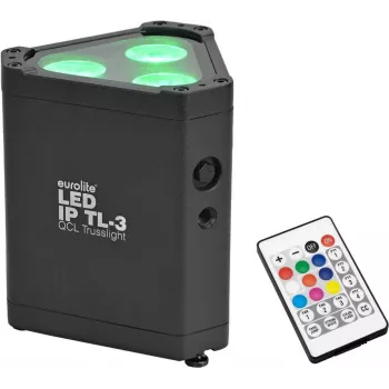 Foco LED IP EUROLITE TL-3 QCL (modelo 51914270) — proyector de escenario/arquitectura resistente a la intemperie