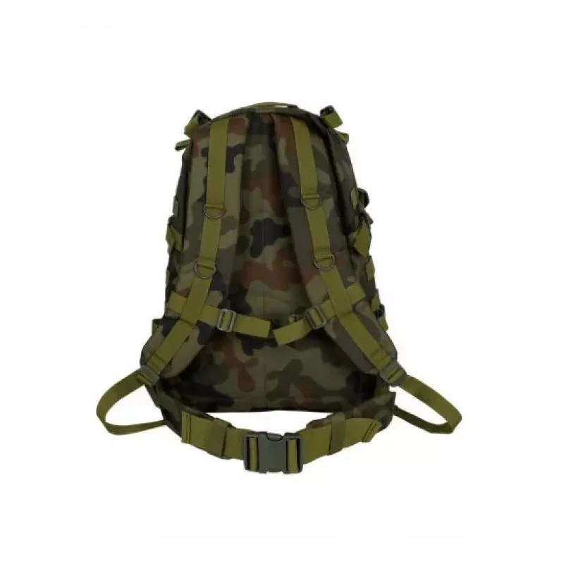 Mochila táctica GFC GFT 3-Day Assault Pack wz.93 Forest Panther — 20 L, nailon, correa pectoral, cinturón lumbar