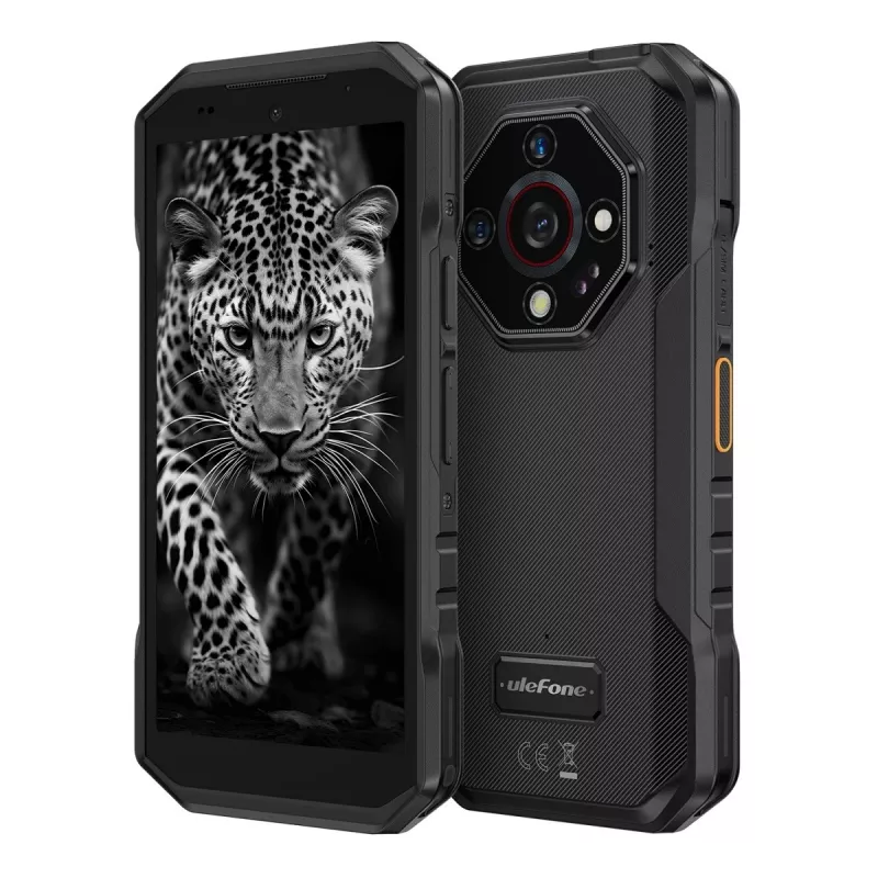 Ulefone Armor X32 UF-AX32/BK smartphone, 5,65 pulgadas, 6 GB RAM, 128 GB, Android 14, 5500 mAh, Future Black