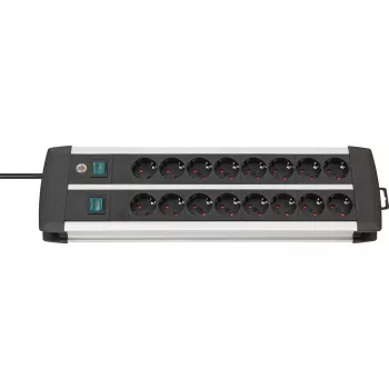 Regleta de alimentación Brennenstuhl 1391000916 3 m 16 tomas de CA para interior negro blanco