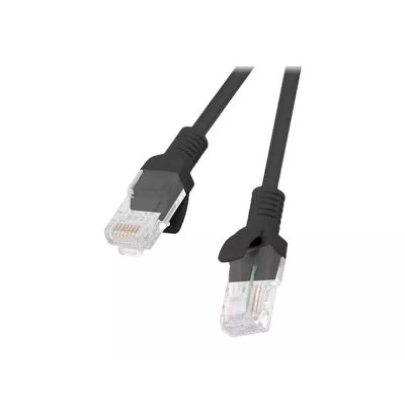 Cable de red LANBERG PCU5-10CC-0200-BK RJ-45 Cat5e U/UTP 2 m Negro