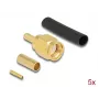 Conector macho RP-SMA DeLOCK 90042 para crimpar RG-174 RG-316