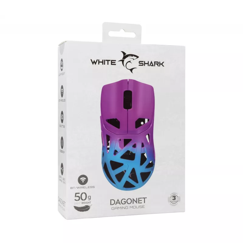 Ratón White Shark GM-5019 Dagonet Wireless