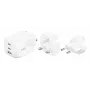 Cargador de pared Belkin BOOSTCHARGE 100W 2C1A WCH016HQWH con enchufe intercambiable