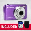Agfa Photo DC8200 Lila + Funda + tarjeta SD 16 GB