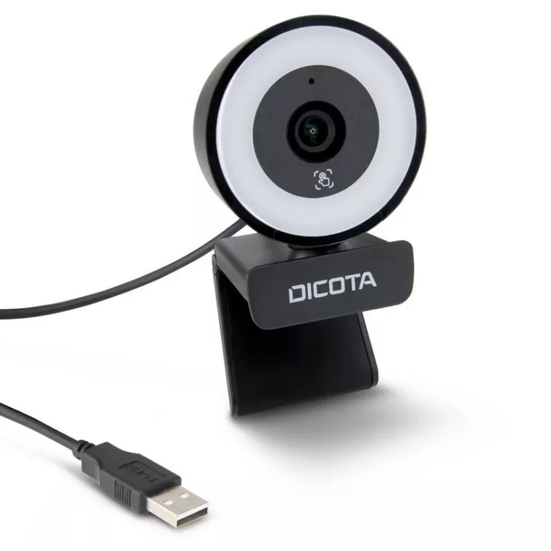 Webcam DICOTA D32066 5 MP 2592 x 1944 píxeles USB 2.0 Negro