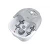 Masajeador de piernas Adler AD 2167 con masaje por rodillos y vibración, calor, intensidad ajustable, 80 W, gris blanco