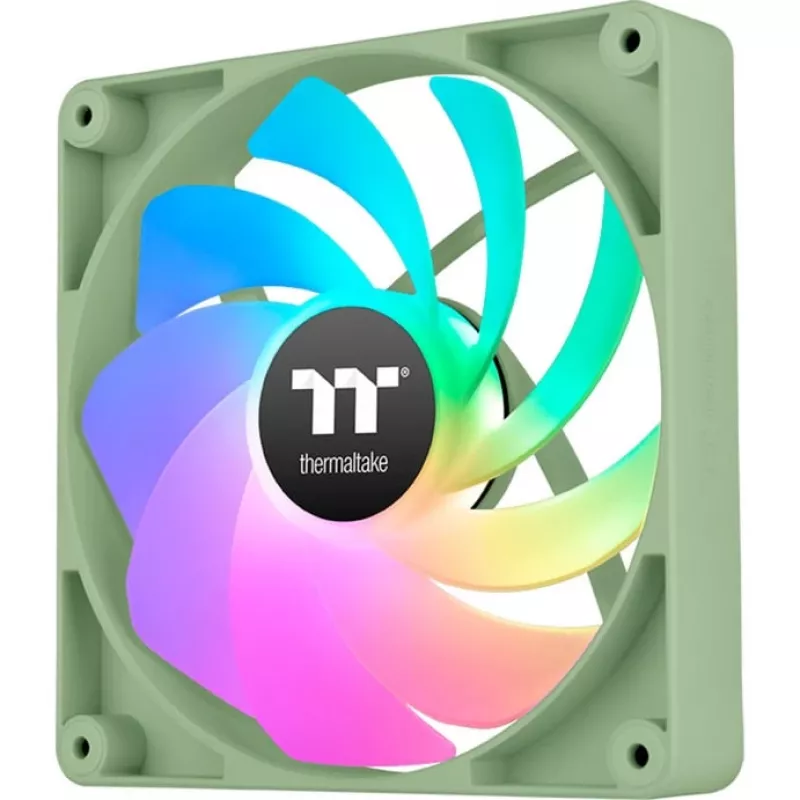 Thermaltake CT140 Reverse ARGB Sync Matcha Green Ventiladores de caja de 140 mm, pack de 2 (CL-F201-PL14MG-A)