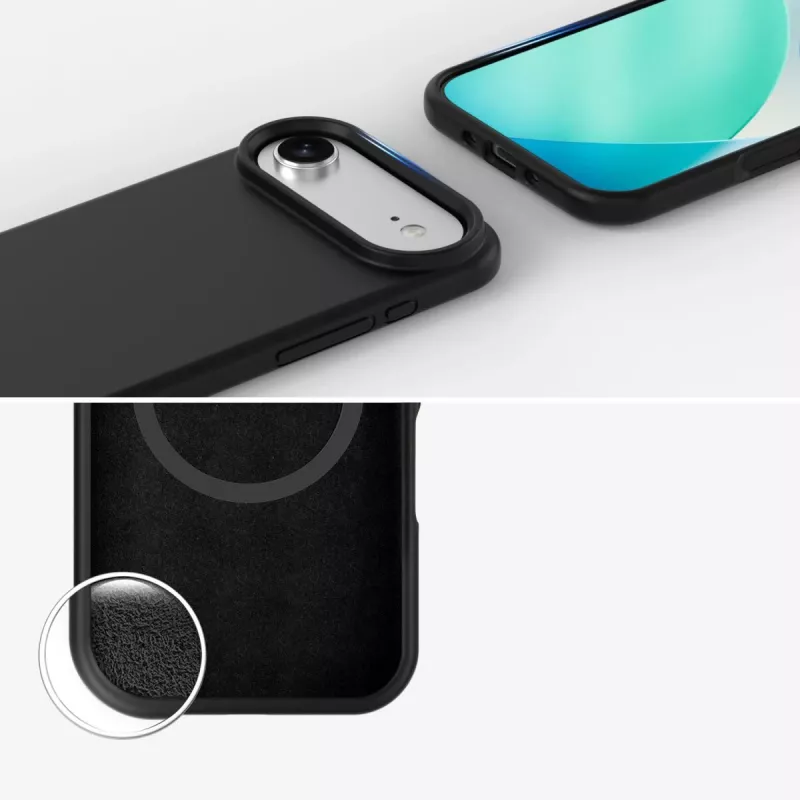 Funda de silicona 4smarts Cupertino para Apple iPhone Air compatible con MagSafe