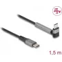 Cable USB DeLOCK 81172 1,5 m USB-C negro gris USB 2.0