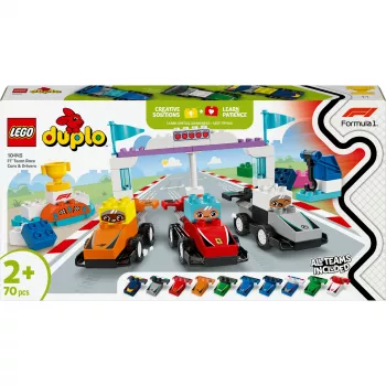 LEGO DUPLO 10445 Coche de carreras y piloto del equipo F1