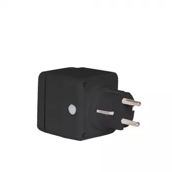 Enchufe inteligente Denver PLO-108 negro exterior IP44 con cable inalámbrico