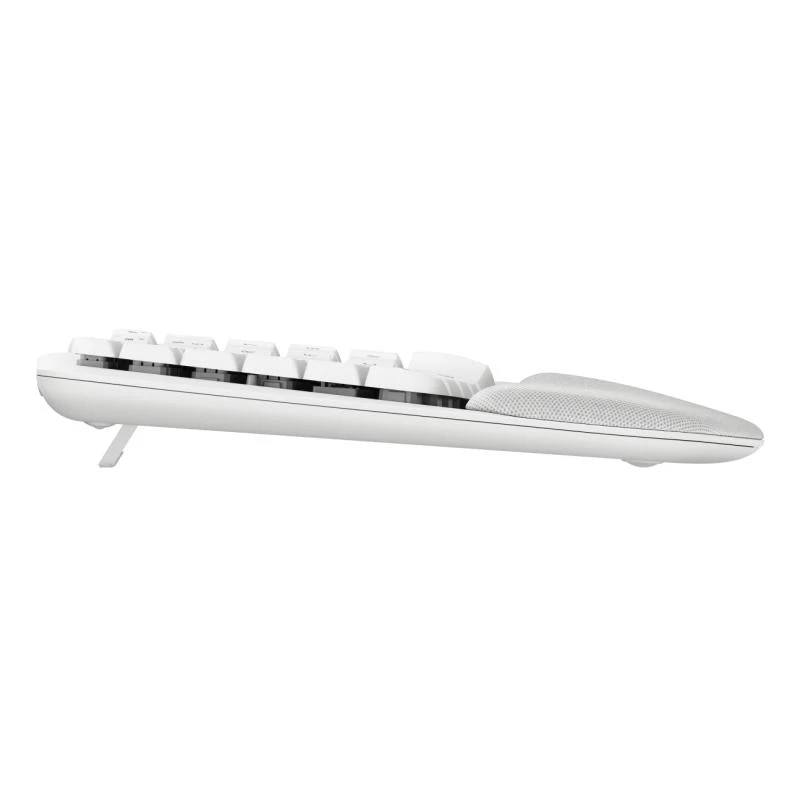 Logitech Wave Keys teclado oficina RF Wireless Bluetooth QWERTZ alemán blanco