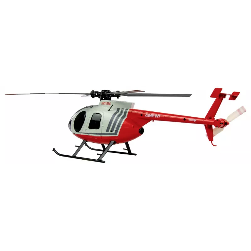 Amewi Helicóptero RC MD500 Batería Li-Po 350mAh Plata/Rojo (25354)