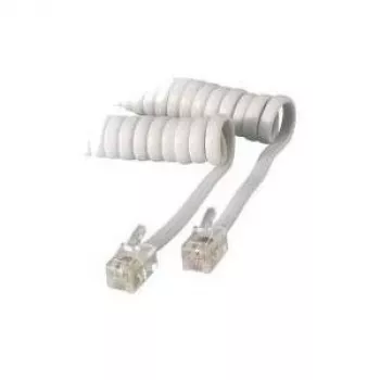 S/CONN 4m RJ10 blanco transparente S/CONN 4m RJ10