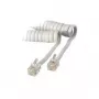 S/CONN 4m RJ10 blanco transparente S/CONN 4m RJ10
