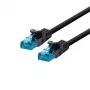 Cable de red LOGON UTP Cat5e, 5 m, RJ-45 a RJ-45, negro