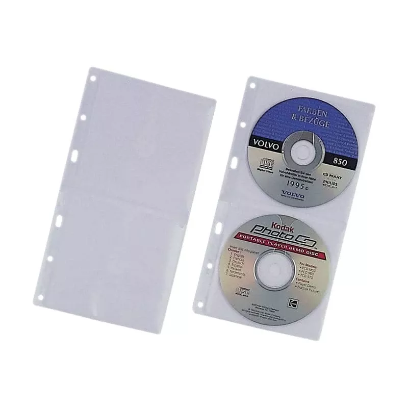 Funda de plástico Durable 5203-19 2 discos transparente