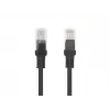Cable de red fijo UTP Cat.6 Lanberg Negro (Longitud: 0,25 m)