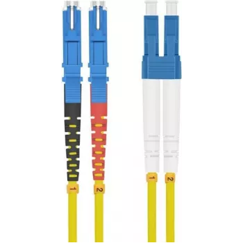 Latiguillo de fibra óptica helos E2000 1 m, 9/125 µm OS2, amarillo