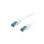 VALUE - Cable de red - RJ-45 (M) a RJ-45 (M) - 1,5 m - SFTP, PiMF - CAT 6a - Libre de halógenos, moldeado, protección de lengüeta, flexible - Blanco (21.99.1996)