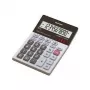 Calculadora de sobremesa Sharp EL-M711GGY plateada con alimentación solar calculadora de sobremesa sencilla con pantalla inclinada