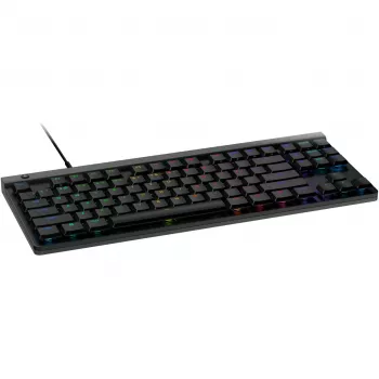 Teclado gaming Logitech G G515 USB QWERTZ checo negro mecánico RGB