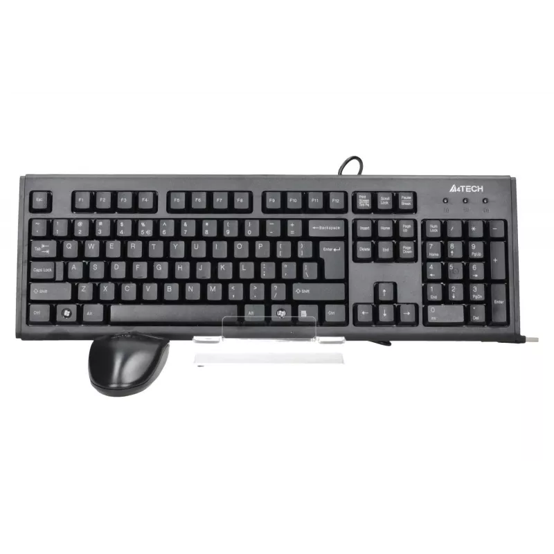 A4Tech KM-72620D - Conjunto de teclado y ratón - USB - US - negro