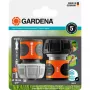 Conector de manguera Gardena 18275-20 negro naranja 2 uds.