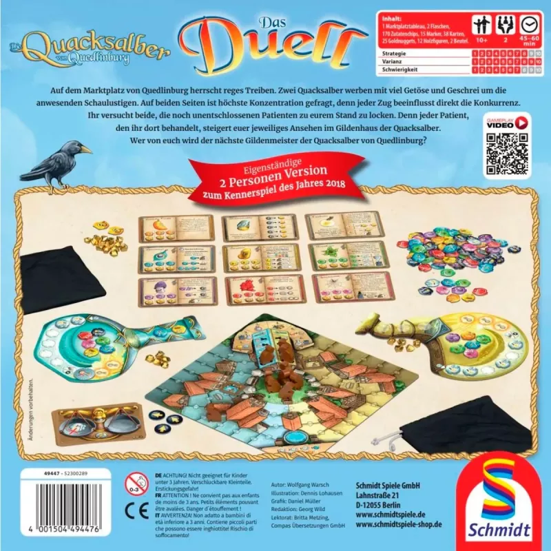 Los charlatanes de Quedlinburg - El duelo, juego de mesa