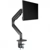 Soporte de monitor DIGITUS Single, pinza, para hasta 49 inch (124,5 cm), 20 kg, VESA 75x75–100x100, inclinable -20° a 50°, altura ajustable, negro