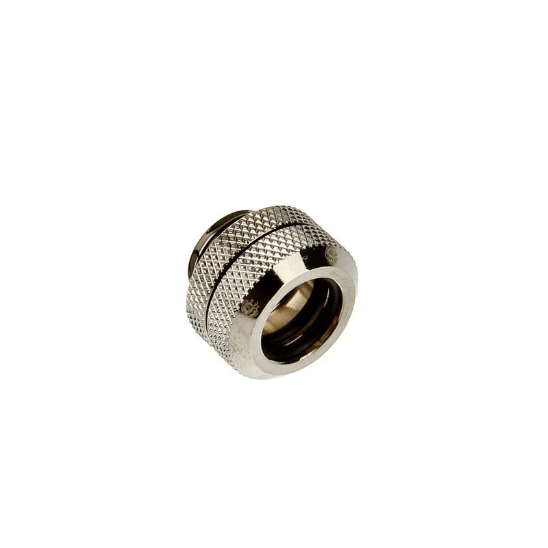 Adaptador Bitspower Multi-Link recto, G1/4 macho – tubo rígido de 12 mm de diámetro exterior, negro brillante (BP-BSEML)