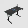 Mesa gaming Onex GD1200H — tablero de 1200 mm con portavasos y gancho para auriculares