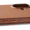 Mujjo Full Leather Case MagSafe funda para iPhone 17 marrón