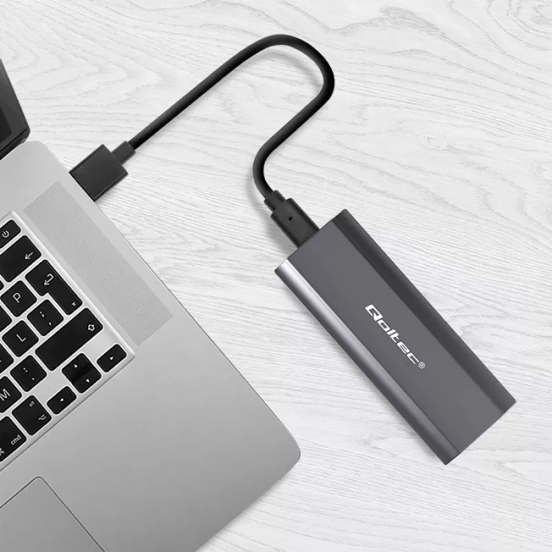 Carcasa | caja NV2271 para disco M.2 SSD | SATA | NVMe | USB-C | 2TB