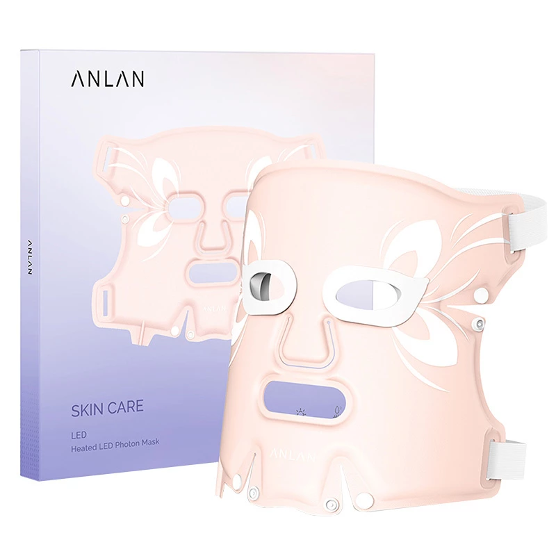Máscara de fototerapia impermeable ANLAN 01-AGZMZ para tratamiento facial con LED