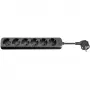 Alargador eléctrico Goobay 38839 5m 6 tomas schuko para interior/exterior negro