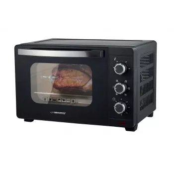 Mini horno ESPERANZA EKO006N – 25 L horno eléctrico compacto de sobremesa, 1600 W, convección, mandos giratorios