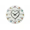 Reloj NeXtime 8030 Loving You, Ø43 cm, pared, blanco/multicolor