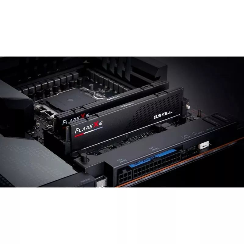 DIMM 96 GB DDR5-5600 (2x 48 GB) kit dual, memoria RAM negra, F5-5600J4040D48GX2-FX5, Flare X5, AMD EXPO