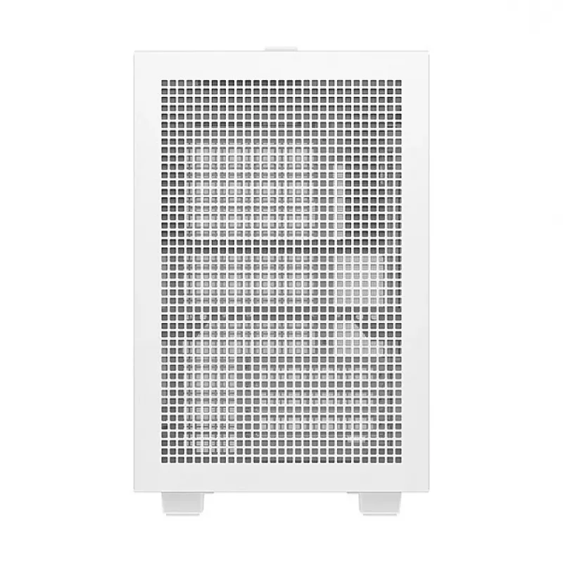 Caja de ordenador DeepCool CH160 PLUS WH Small Form Factor blanca, microATX, cristal templado, USB-C