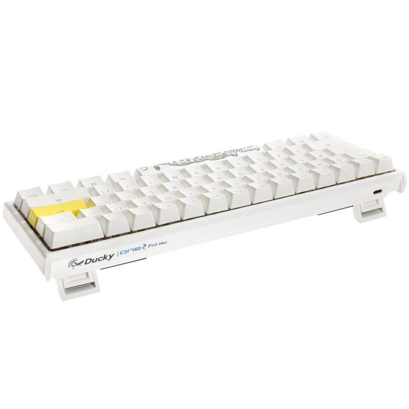 Ducky One 2 Mini Pure White RGB Teclado Gaming USB US-Inglés
