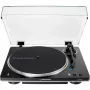 AT-LP70XBTBS, tocadiscos Negro/Plata, preamplificador fonográfico integrado, Bluetooth, totalmente automático, transmisión por correa