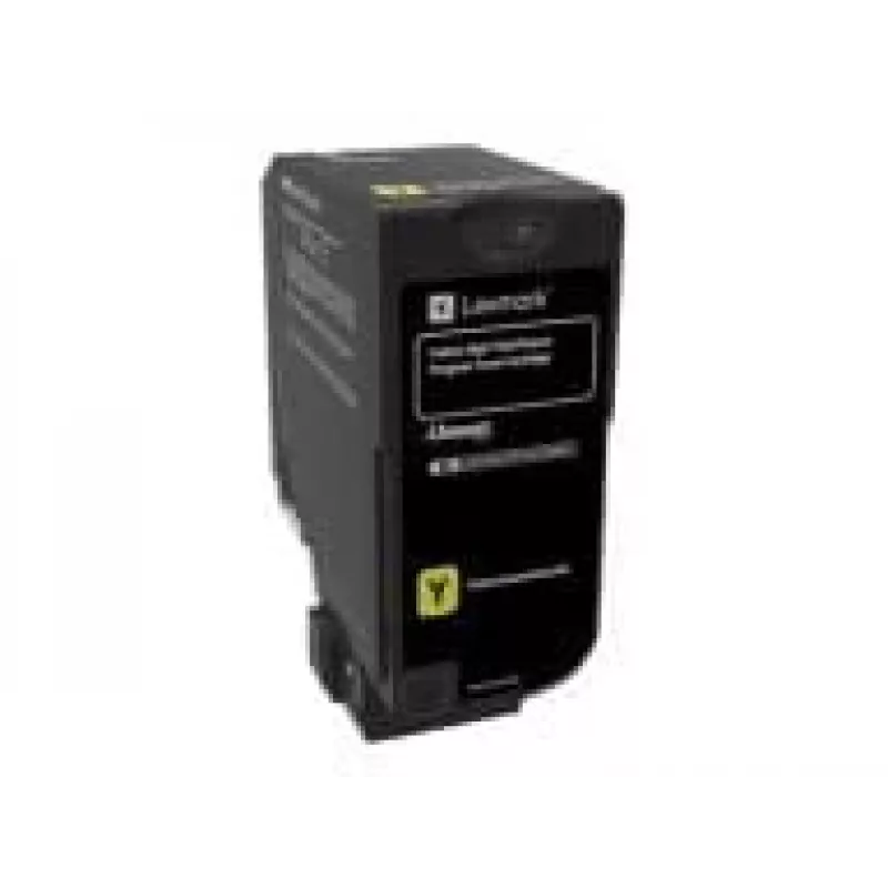Lexmark - Alto rendimiento - Amarillo - Original - Cartucho de tóner LCCP, LRP - para Lexmark CX725de, CX725dhe, CX725dthe (84C2HY0)