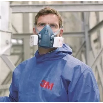 Semimascarilla de protección respiratoria 3M 7501 talla S - silicona DIN EN 140 (7000104176)