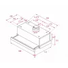 Campana integrable Teka TL 6310, filtro metálico, nivel de ruido: n/d